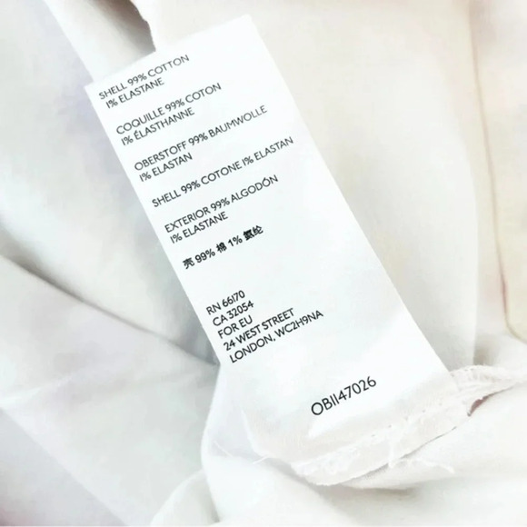 Anthropologie Kimmie Watercolor Tie Dye Tulip Button Down Skirt 10P - Picture 8 of 9